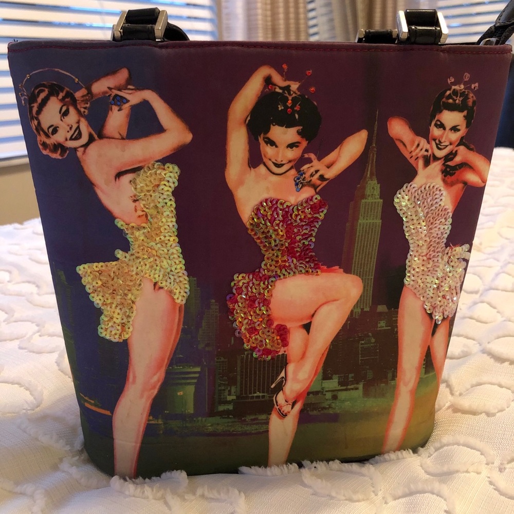 boutique purse handbag with sequin details